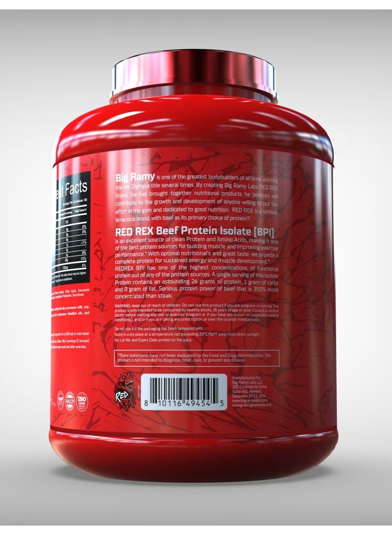 مختبرات رامي الكبرى ريدريكس - بروتين لحم بقري معزول - أناناس - 4 أرطال - 60 حصة - Image 2